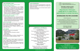 Brochure Chirurgia Gemona