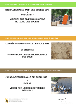 internationales jahr des bodens 2015