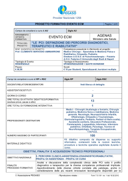 Programma e brevi CV Docenti