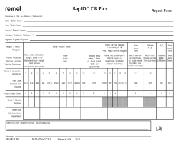 RapID CB Plus Microcode Worksheet