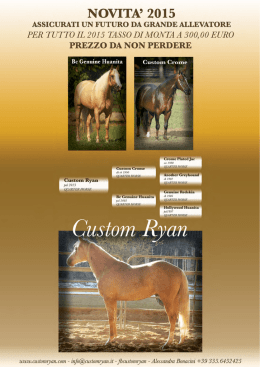 NOVITA` 2015 - Custom ryan