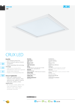 CRUX LED - Rc Luce