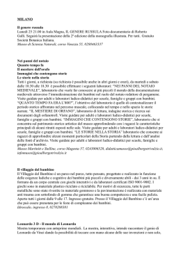 MILANO Il genere russula Luned&igrave; 25 21.00 in Aula