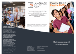 TOEIC-TOEFL preparation_2014_leaflet