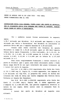 Camera dei Deputati - 321 - Senato della Repubblica