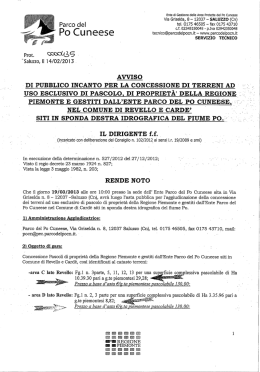 Pa rco del tel. 0175 46505 - fax 0175 43710