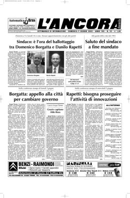 Numero 22 - L`ANCORA edicola