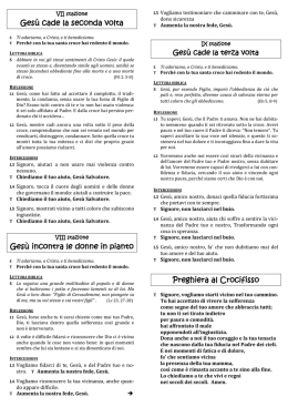 Ges&ugrave; cade la seconda volta Ges&ugrave; incontra le donne in pianto