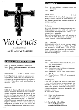 La Via Crucis con le meditazioni di Carlo Maria Martini