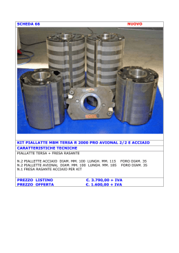 scheda 66 nuovo kit piallatte mbm tersa r 2000 pro avional 2