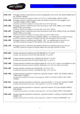 PARTI SPECIALI RACING