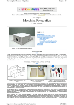 Una Semplice Macchina Fotografica