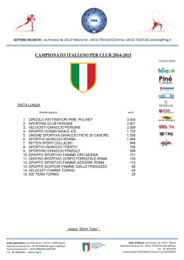 Campionato Italiano Club 2014-2015