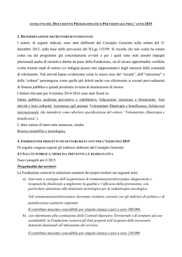 estratto pdf - Fondazione Cariverona