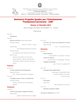 programma pdf - Ufficio Scolastico Regionale per il Veneto