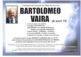 bartolomeo vaira - Comune di Fossano
