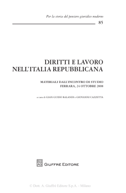 Volume completo - Centro Studi per la Storia del Pensiero Giuridico