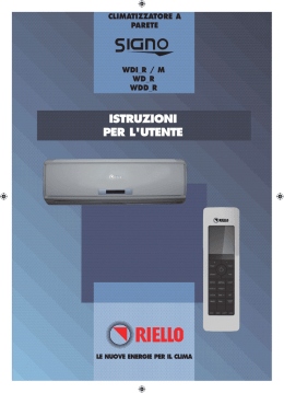 ISTRUZIONI PER L`UTENTE