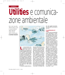Utilities e comunicazione ambientale