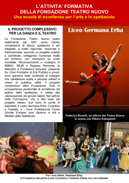 Liceo Germana Erba - Fondazione Teatro Nuovo Torino