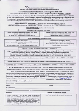 Lettera di convenzione