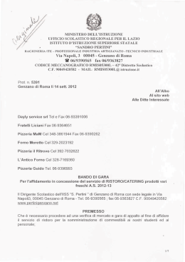 R/ - Istituto di Istruzione Superiore Statale Sandro Pertini di Genzano