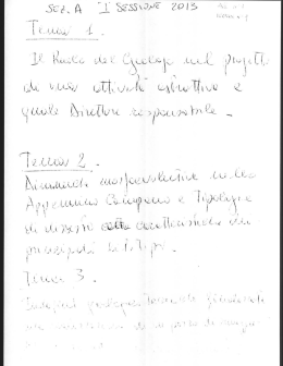 Geologo II sessione 2013 sez. A