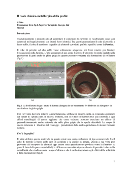 Il ruolo chimico-metallurgico della grafite