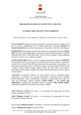 Napoli Citt&agrave; Creativa