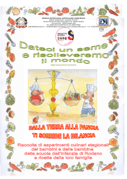 Dalla terra alla pancia per far ridere la bilancia