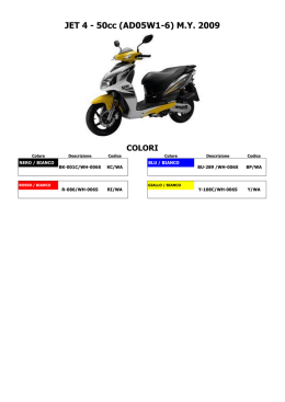 JET 4 - 50cc (AD05W1-6) M.Y. 2009