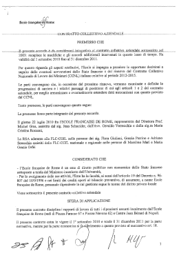 Contratto collettivo aziendale 2010