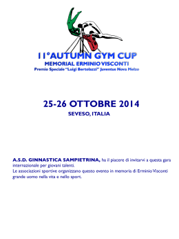 25-26 ottobre 2014 seveso, italia