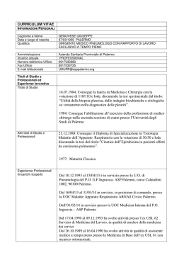 CURRICULUM VITAE 16.07.1984: Consegue la