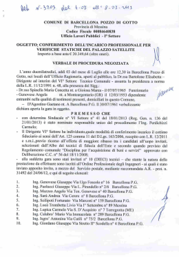 verbale conferimento incarico verifiche palazzo satellite