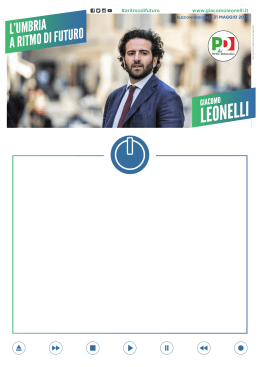 L`UMBRIA A RITMO DI FUTURO