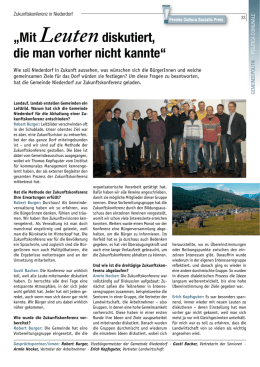 &bdquo;Mit Leutendiskutiert, die man vorher nicht kannte&ldquo;