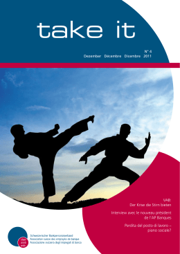take it 4/11 - Schweizerischer Bankpersonalverband SBPV
