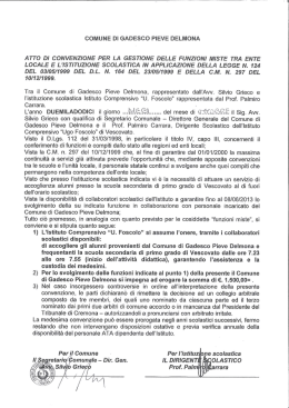 COMUNE DI GADESCO PIEVE DELMONA