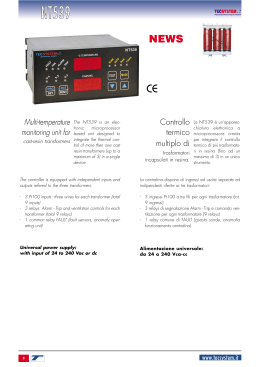 Multi-temperature monitoring unit for Controllo termico