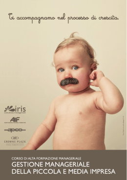 GESTIONE MANAGERIALE DELLA PICCOLA E MEDIA IMPRESA