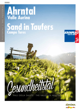 Opuscolo informativo Trail for Health