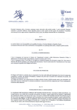 “W Coni - Ginnastica Meda