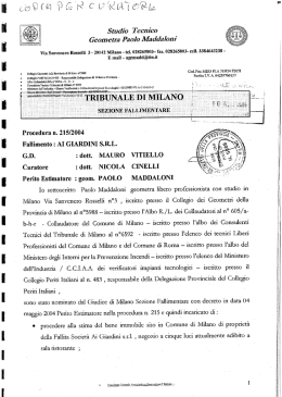Studio Tecnico Geometra Paolo Maddalonr`