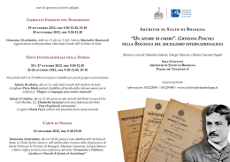 &ldquo;Un affare di cuore&rdquo;. Giovanni Pascoli nella Bologna del socialismo