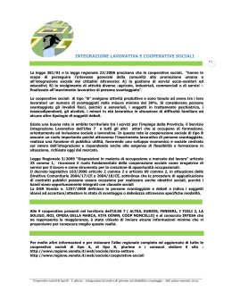 Brochure Cooperative Sociali di tipo B operanti nel territorio ULSS 7