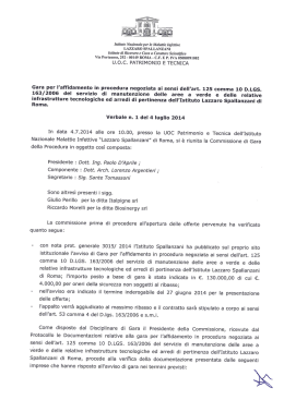 verbale_n_1 - Istituto Lazzaro Spallanzani