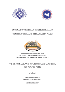 Classifiche e qualifiche del 23/05/2009