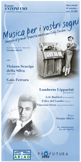 Musica per i vostri sogni
