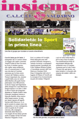 Insieme C.A.L.C.I.T. Valdarno giugno 2015